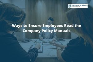 Employees Read the Company Policy Manuals